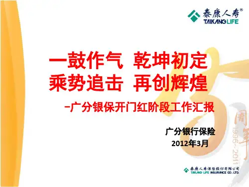银保系列汇报