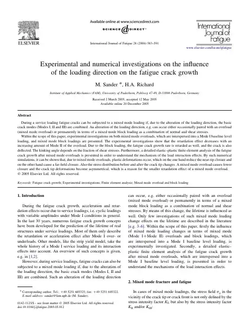 Experimental and numerical investigations on the influence o