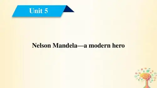 高中英语Unit5NelsonMandela课件新人教版必修1