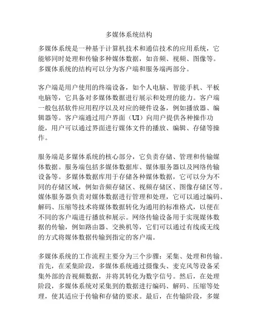 多媒体系统结构