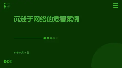 沉迷于网络的危害案例
