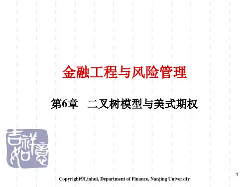 第6章二叉树模型与美式期权(金融工程与风险管理-南京