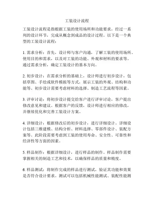 工装设计流程