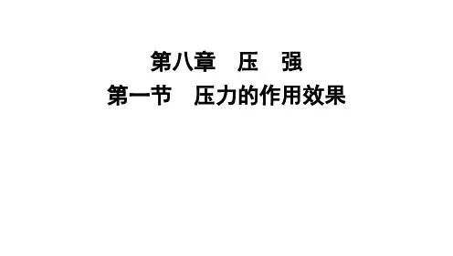 压力的作用效果ppt课件