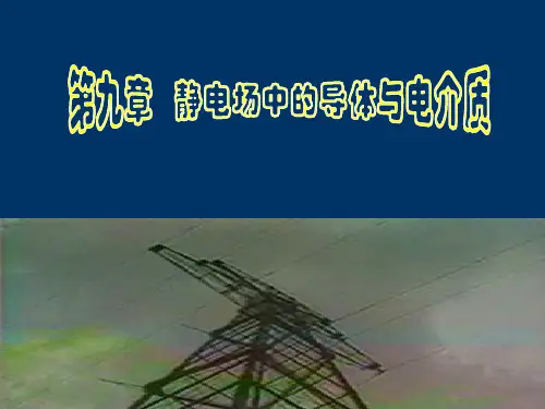 第九章-1导体的静电感应讲解