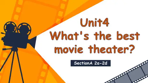 Unit 4 Section A 2a-2d课件2022-2023学年人教版八年级英语上册