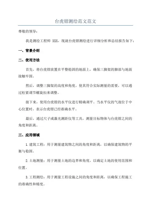 台虎钳测绘范文范文