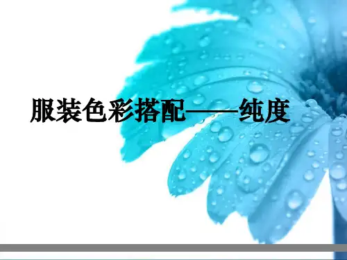 服装色彩搭配—纯度讲解