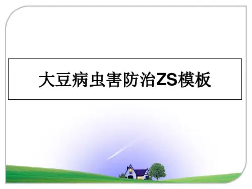 【精编】大豆病虫害防治ZS模板PPT课件