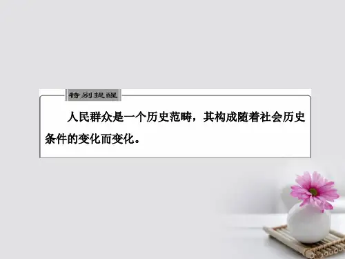 高中政治第十一课寻觅社会的真谛第二框社会历史的主体课件新人教版必修