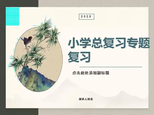 小升初语文总复习汉字