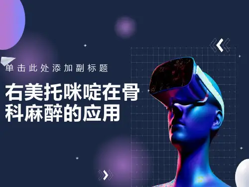 右美托咪啶讲座