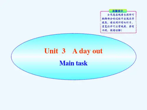 江苏省太仓市八年级英语上册 8A Unit 3 A day out Main task课件2 人教新目标版