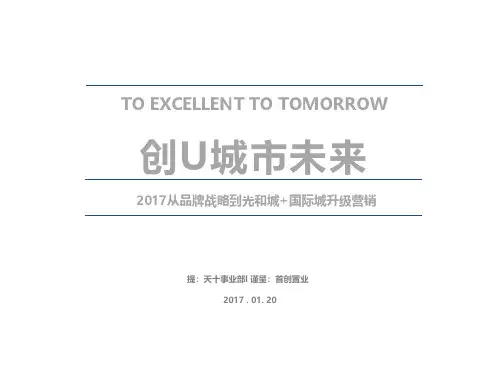  2017首创光和城+国际城年度战略推广案