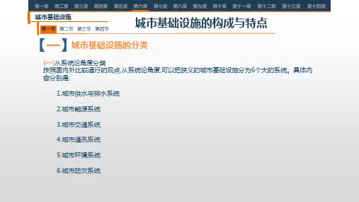 第六章  城市基础设施  《城市经济学》PPT课件