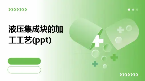 液压集成块的加工工艺(ppt)