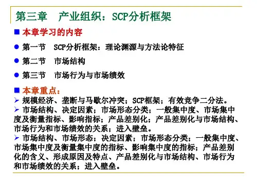现代产业经济学  第3章