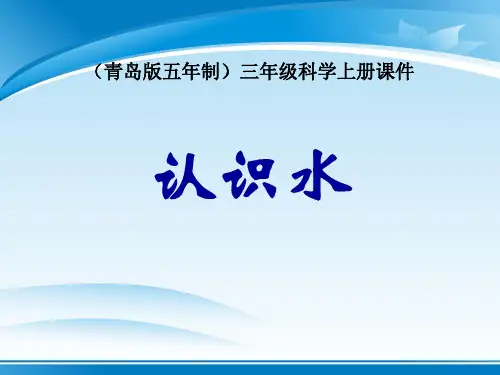 《认识水》PPT课件