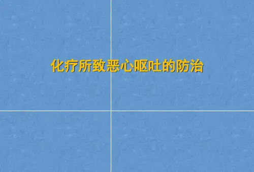 化疗所致恶心呕吐(CINV)的防治【57页】