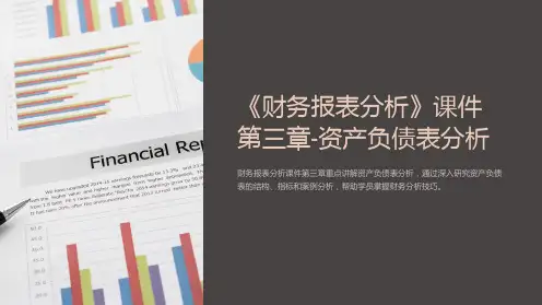 《财务报表分析》课件 第三章-资产负债表分析
