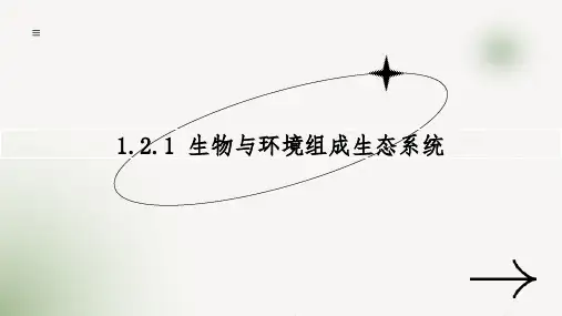1.2.2生物与环境组成生态系统-课件-2023-2024学年人教版初中生物学七年级上学期