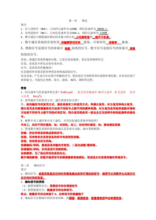 通信原理题目