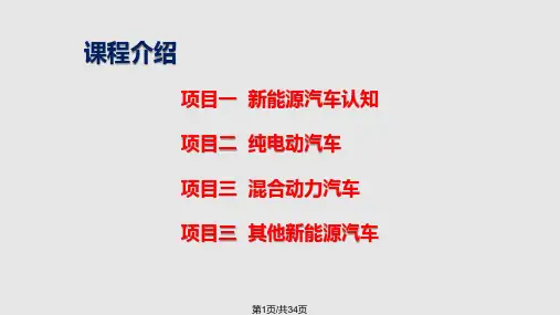 新能源汽车的发展PPT课件