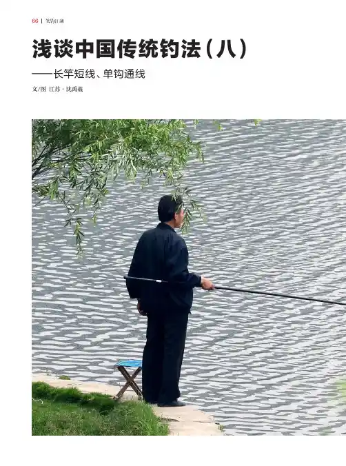 浅谈中国传统钓法（八）——长竿短线、单钩通线