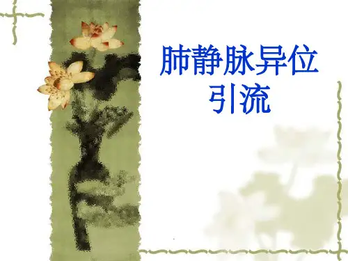肺静脉异位引流(修改)ppt课件