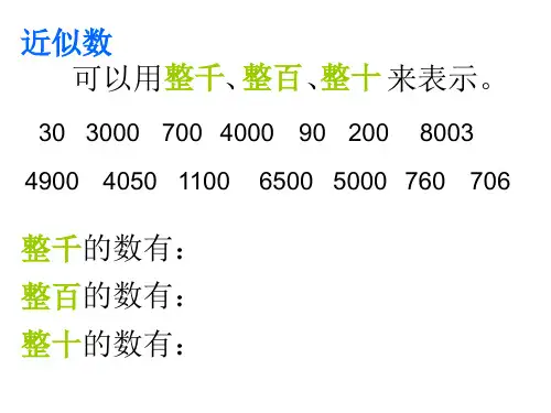 近似数