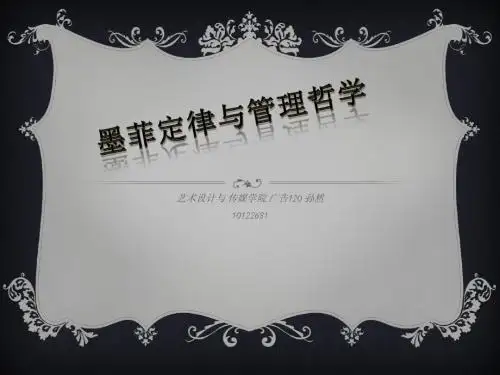 管理学ppt墨菲定律