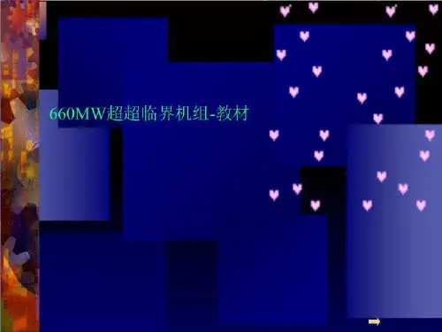 660MW超超临界机组-教材