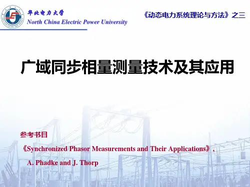 广域同步相量测量(PMU) 精品
