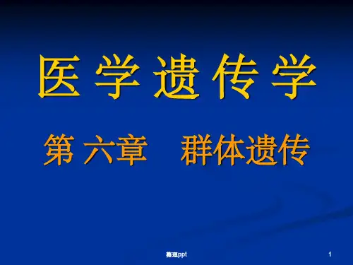 群体遗传学