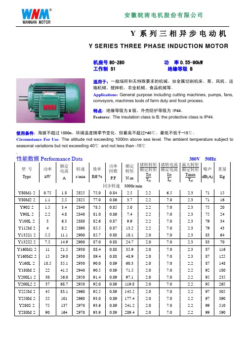 Y200L-4主电机