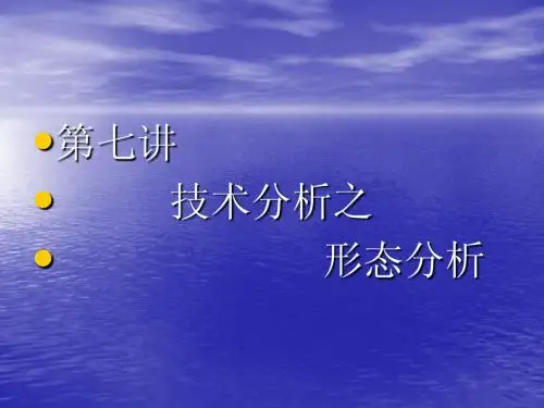 08第八讲 形态分析