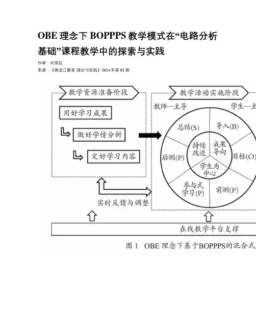 OBE理念下BOPPPS教学模式在“电路分析基础”课程教学中的探索与实践