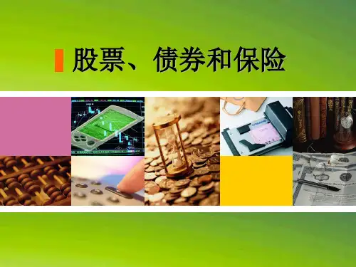 股票、债券和保险课件