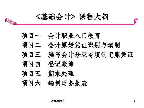 《会计职业认知》PPT课件
