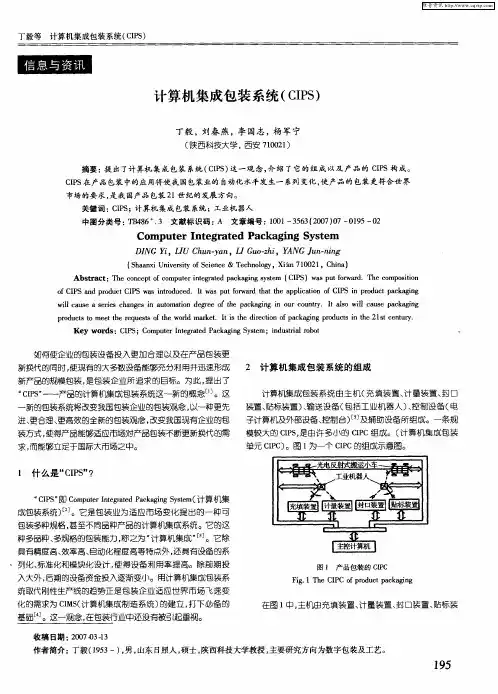 计算机集成包装系统(CIPS)