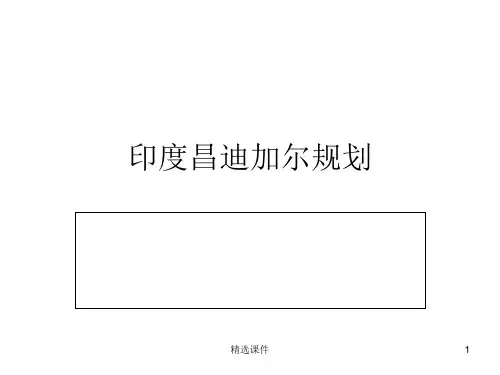 城市规划案例分析——印度昌迪加尔规划