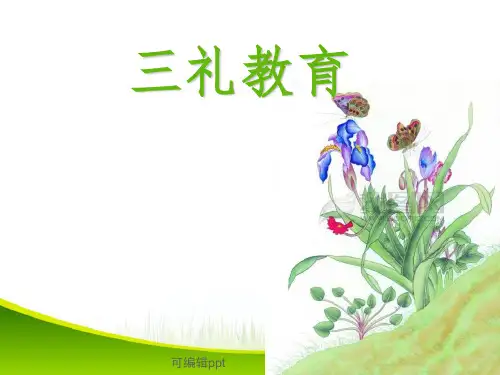 三礼主题教育班会ppt课件
