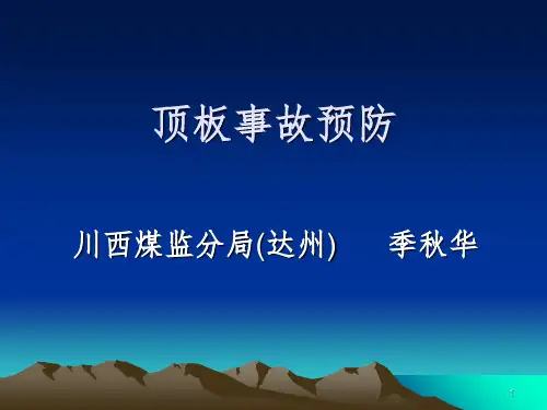顶板管理PPT课件
