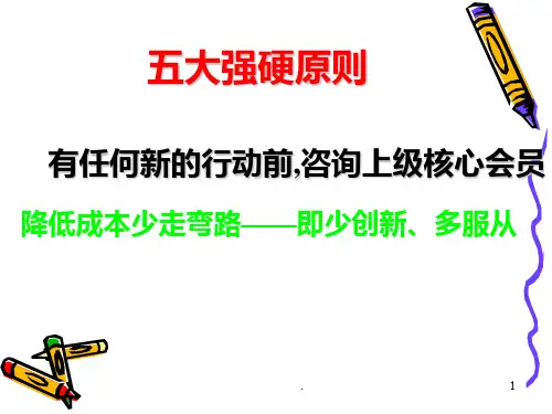 五大金规玉律PPT课件