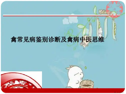 禽常见病鉴别诊断及禽病中医思维