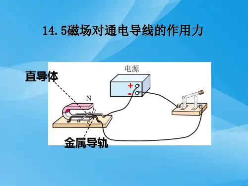 磁场对电流的作用ppt10 教科版优质课件优质课件