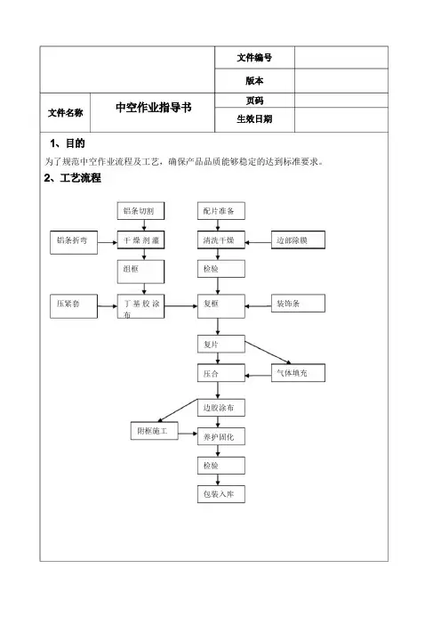 中空作业指导书