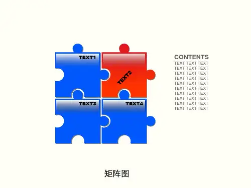 PPT图表之矩阵图