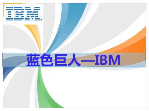 IBM公司简介