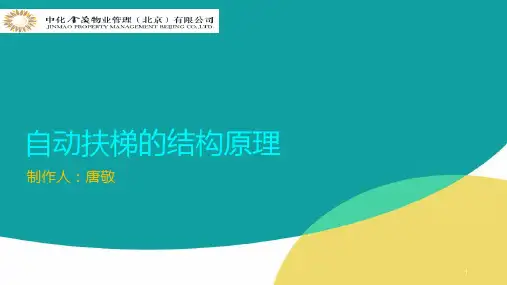自动扶梯的结构原理PPT课件